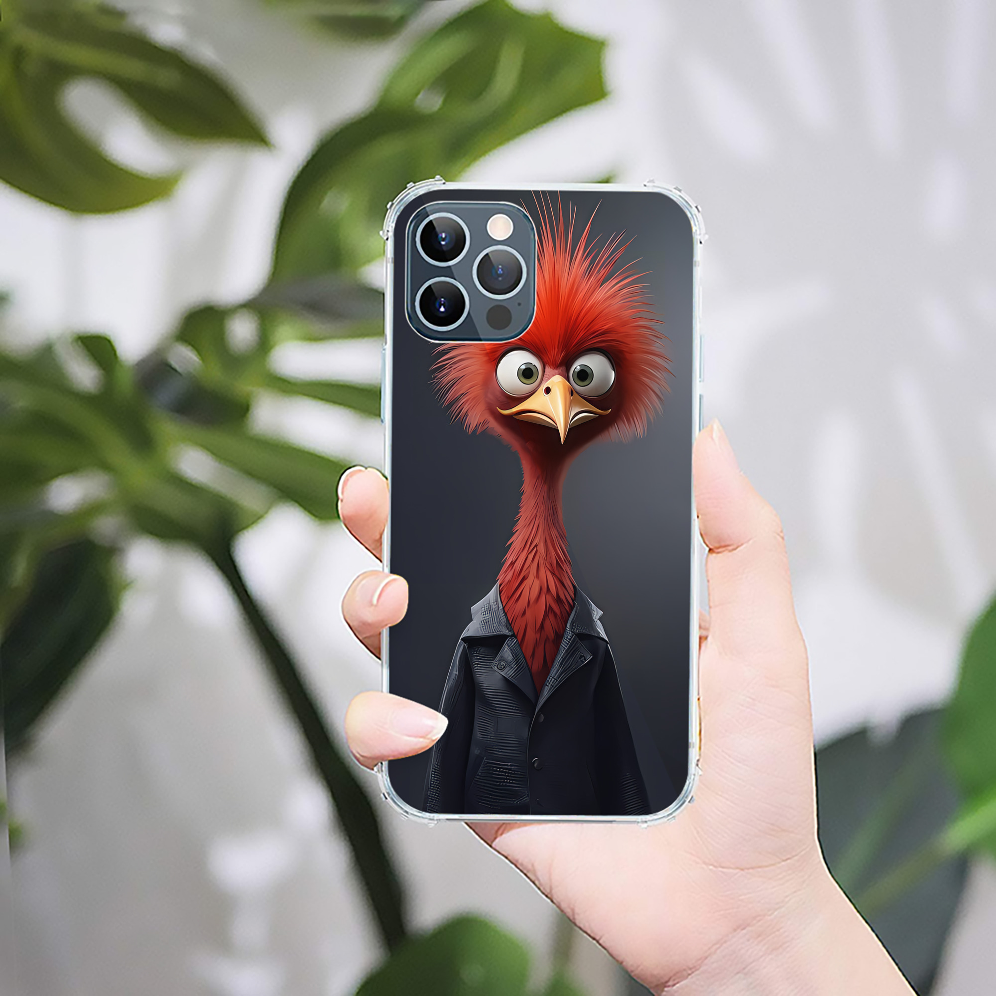 （画像用） Angry Birds アングリーバード 【iPhone 12シリーズ対応】透明スマホケース（クリアソフトケース）